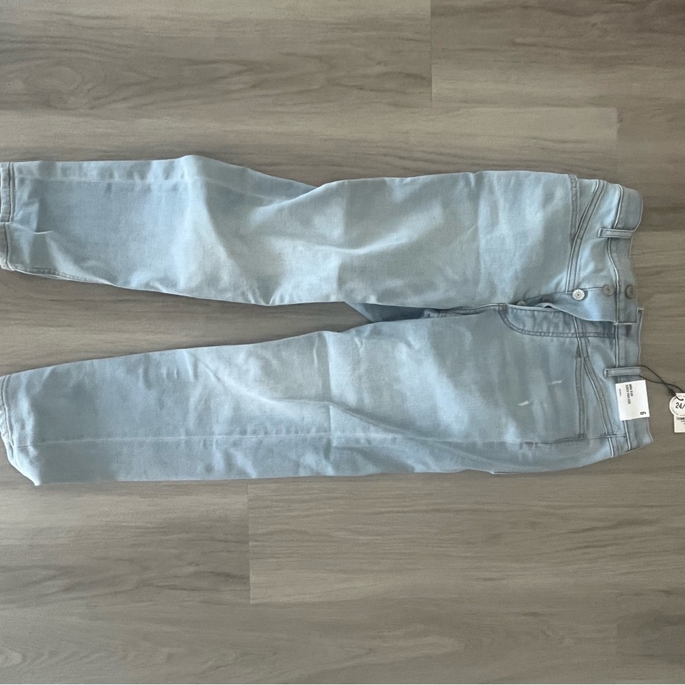 NEW with tags express high waisted mom jeans light wash